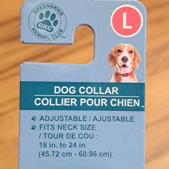 🙃6/$10 Blue Dog Collar Size Large - Picture 3 of 3